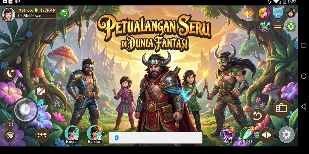 Tampilan gameplay 77RP yang menarik dan penuh petualangan.