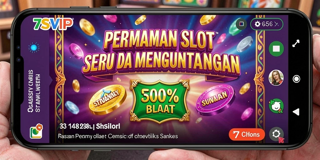 Tampilan gameplay menarik dari permainan slot 7SVIP.