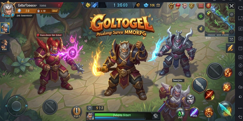 Tampilan gameplay GOLTOGEL yang menakjubkan dan penuh aksi.