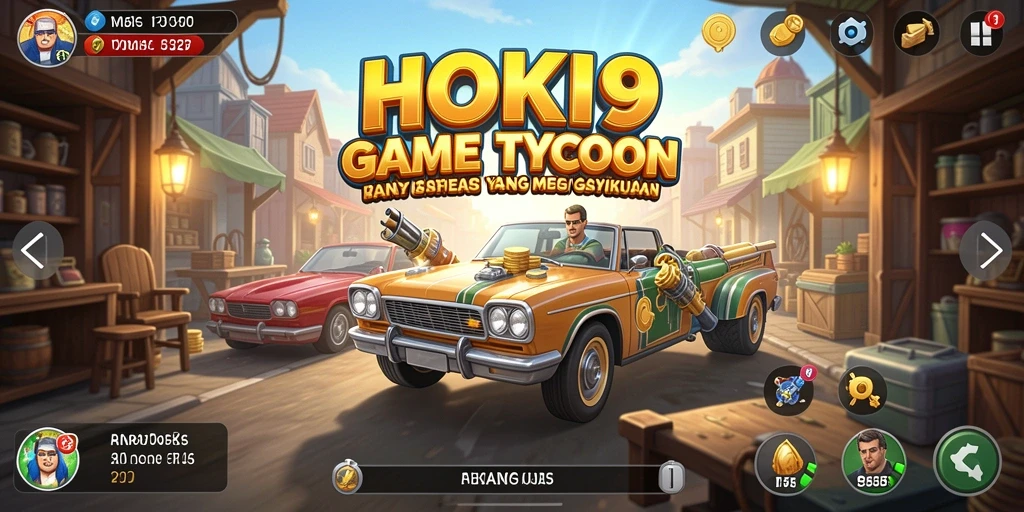 Screenshot utama HOKI9 menampilkan gameplay Tycoon yang mendebarkan.