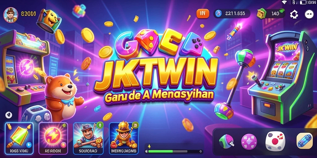 Tampilan gameplay JKTWIN yang penuh aksi dan seru.