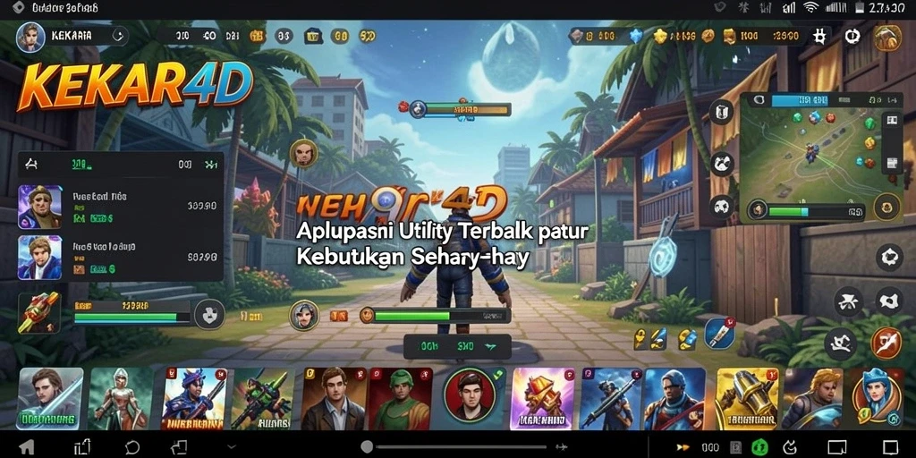 Tampilan antarmuka KEKAR4D yang sederhana dan fungsional.