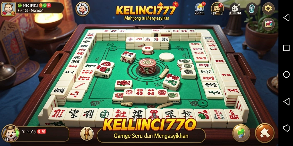 Tampilan gameplay Mahjong yang menawan dan seru di KELINCI777.