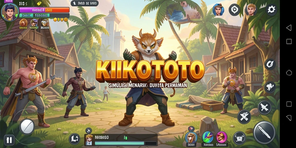 Screenshot gameplay KIKOTOTO yang menampilkan simulasi yang mendebarkan.