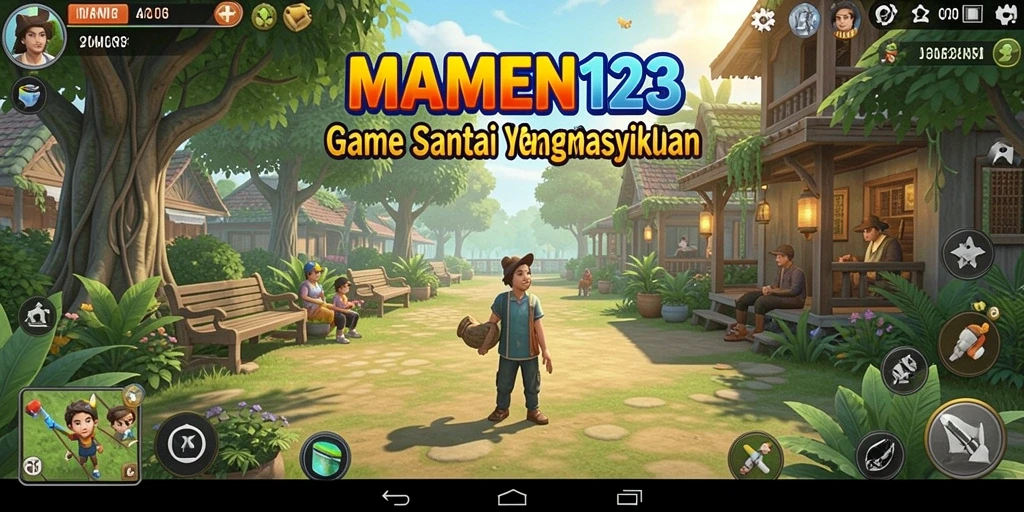Tampilan permainan MAMEN123 yang ceria dan mengasyikkan.