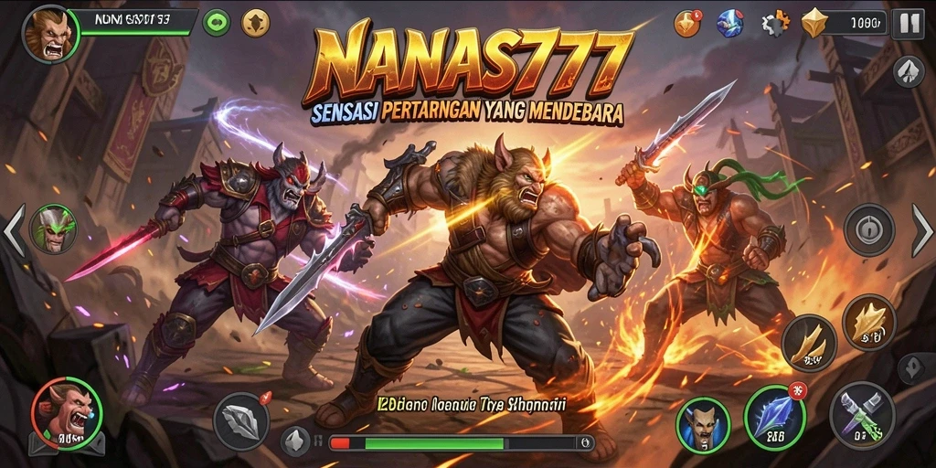 Tampilan gameplay NANAS777 yang seru dan mendebarkan.