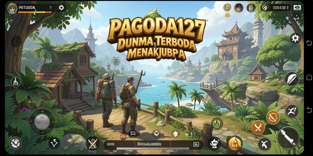 Tampilan gameplay <strong>PAGODA127</strong> yang menampilkan petualangan Open World yang epik.