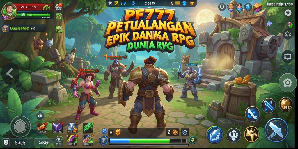 Tangkapan layar gameplay PF777 menampilkan aksi mendebarkan dalam pertempuran RPG.