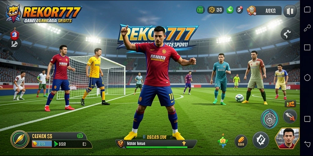 Tampilan gameplay seru dan mendebarkan di REKOR777.