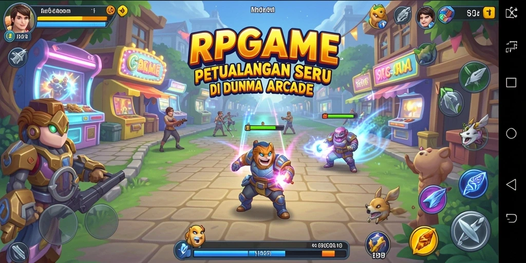 Tampilan gameplay seru dan penuh warna dari RPGAME.