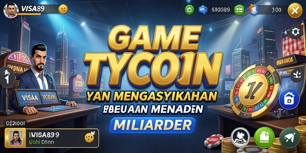 Gameplay Tycoon yang menantang dan menarik di VISA89.
