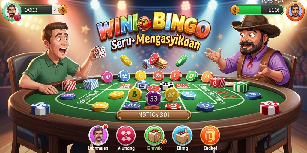 Tampilan gameplay Bingo yang seru dan interaktif di WIN33.